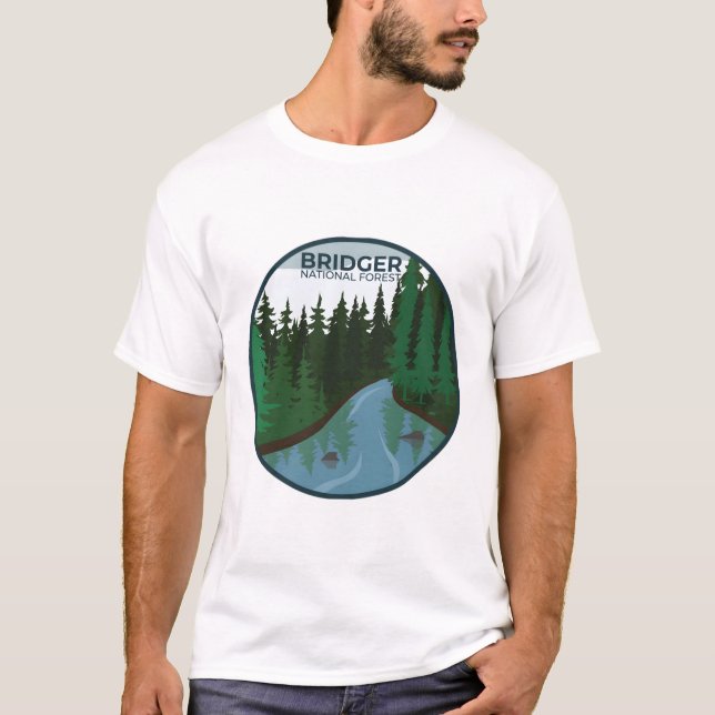 T-shirt Forêt nationale de Bridger (Devant)