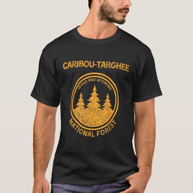 T-shirt Forêt nationale de Caribou Targhee (Devant)