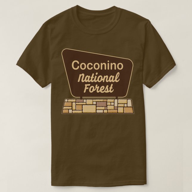 T-shirt Forêt nationale de Coconino 1 (Design devant)