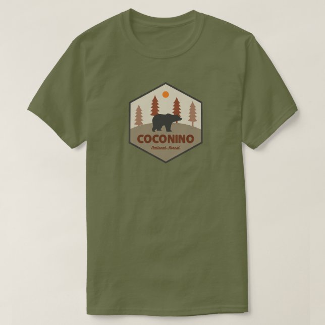T-shirt Forêt nationale de Coconino Bear (Design devant)