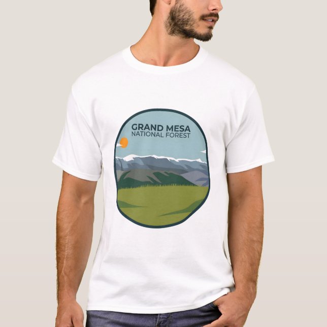 T-shirt Forêt nationale de Grand Mesa (Devant)