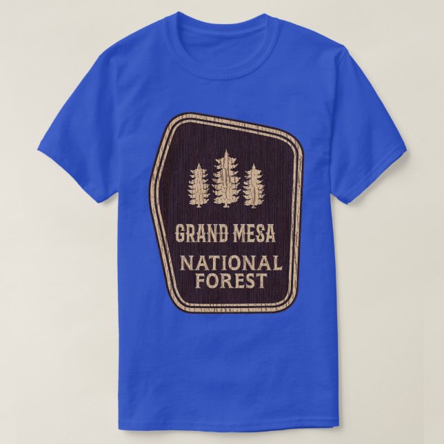 T-shirt Forêt nationale de Grand-mesa 6 (Design devant)