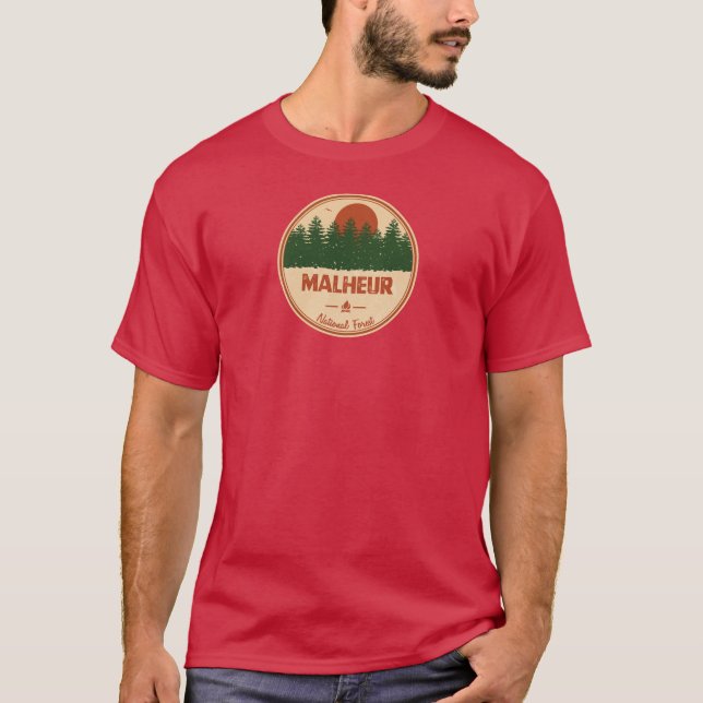 T-shirt Forêt nationale de Malheur (Devant)