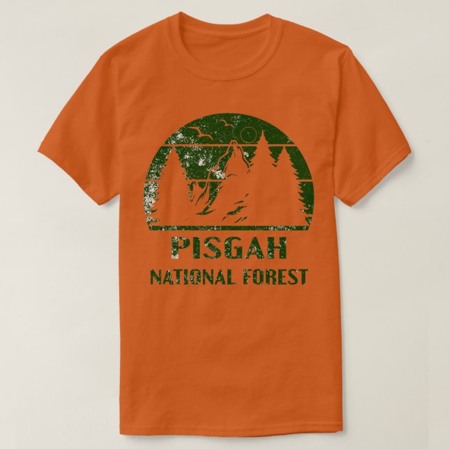 T-shirt Forêt nationale de Pisgah 11 (Design devant)