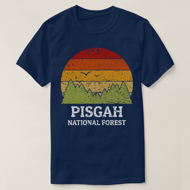 T-shirt Forêt nationale de Pisgah 5 (Design devant)