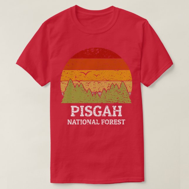 T-shirt Forêt nationale de Pisgah 6 (Design devant)