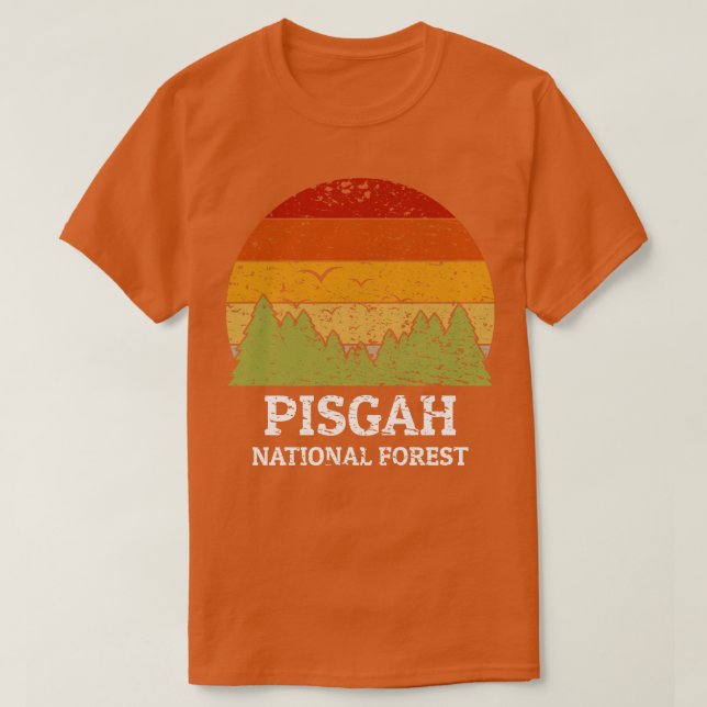 T-shirt Forêt nationale de Pisgah 6 (Design devant)