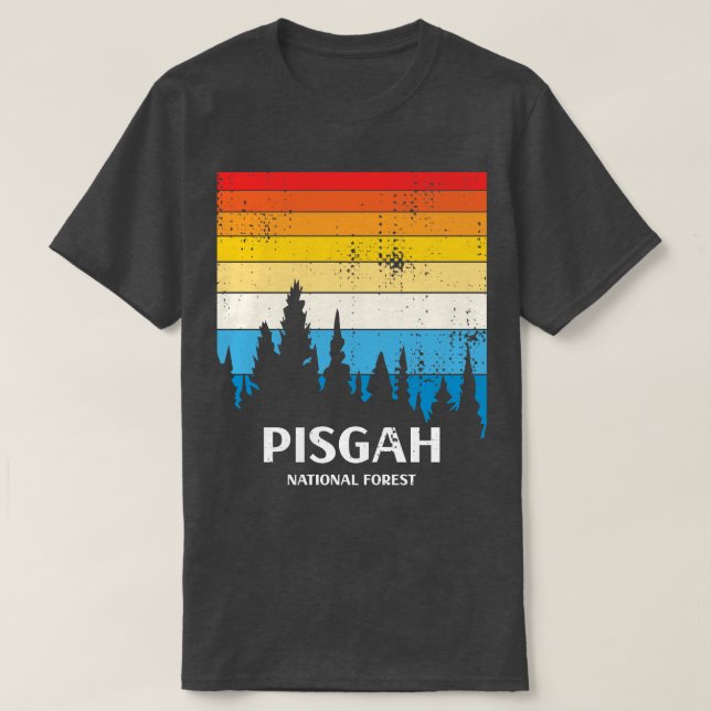 T-shirt Forêt nationale de Pisgah 8 (Design devant)