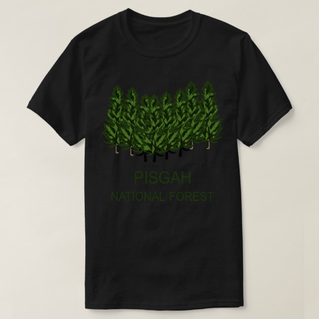 T-shirt Forêt nationale de Pisgah 9 (Design devant)