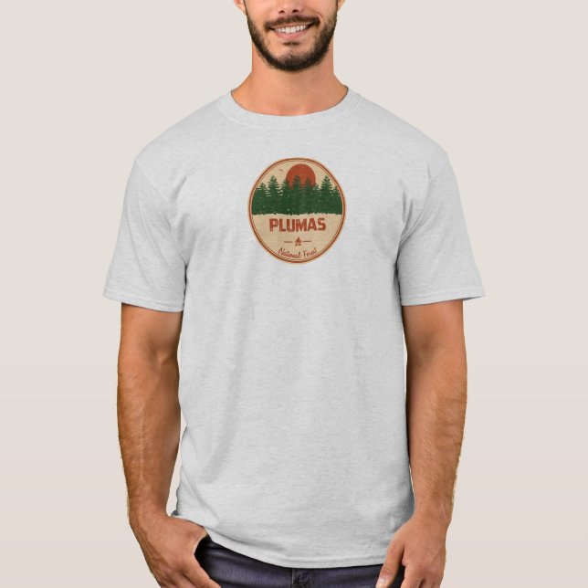T-shirt Forêt nationale de Plumas (Devant)