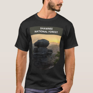 T-shirt Forêt nationale de Shawnee - Garde du sud de l'Ill