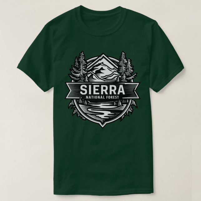 T-shirt Forêt nationale de Sierra (Design devant)