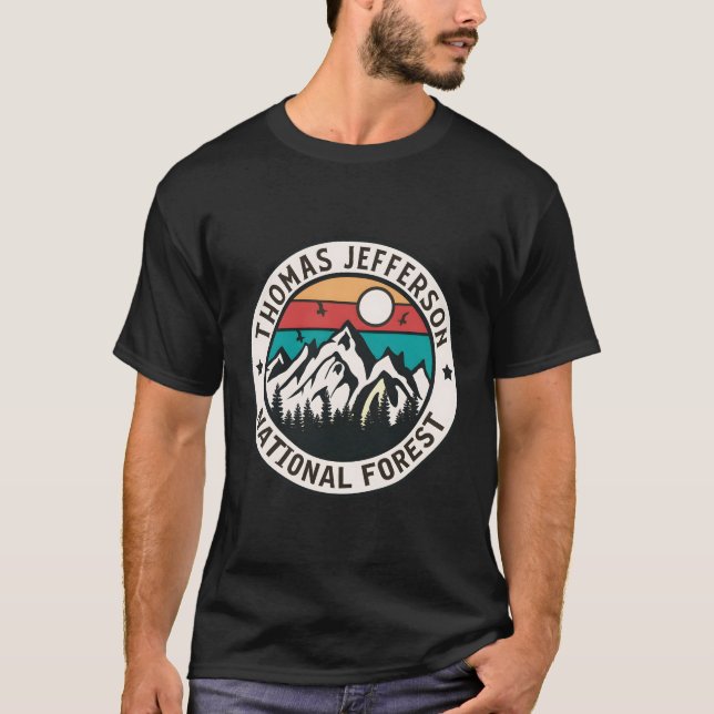 T-shirt Forêt nationale de Thomas Jefferson (Devant)