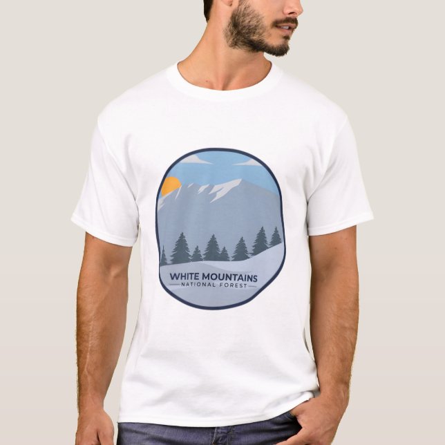 T-shirt Forêt nationale de White Mountains (Devant)
