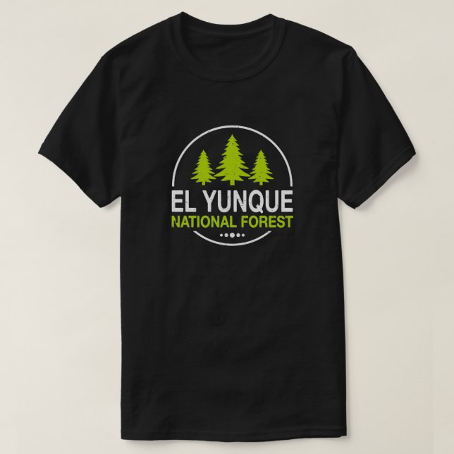 T-shirt Forêt nationale d'El Yunque (Design devant)