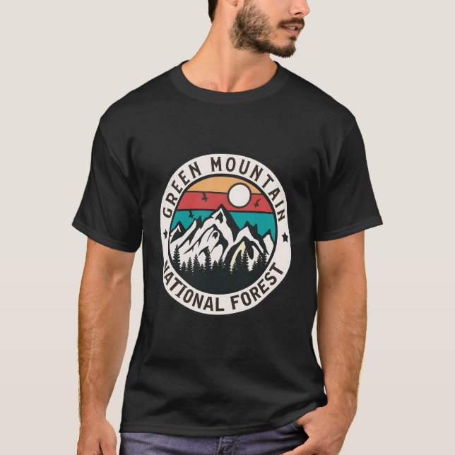 T-shirt Forêt nationale des montagnes vertes (Devant)