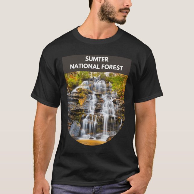 T-shirt Forêt nationale d'été - Caroline du Sud (Devant)