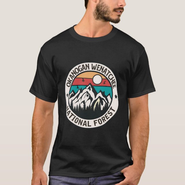 T-shirt Forêt nationale d'Okanogan Wenatchee (Devant)