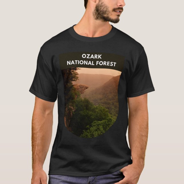 T-shirt Forêt nationale d'Ozark - Arkansas (Devant)