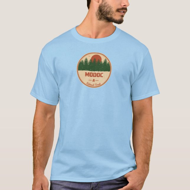 T-shirt Forêt nationale du Modoc (Devant)
