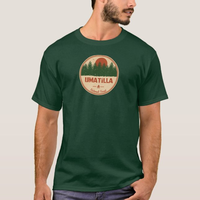T-shirt Forêt nationale d'Umatilla (Devant)