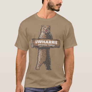 T-shirt Forêt nationale d'Uwharrie Caroline du Nord CN Gro