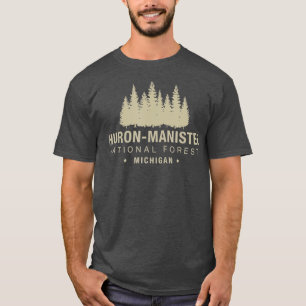 T-shirt Forêt nationale Huron Manis Michigan