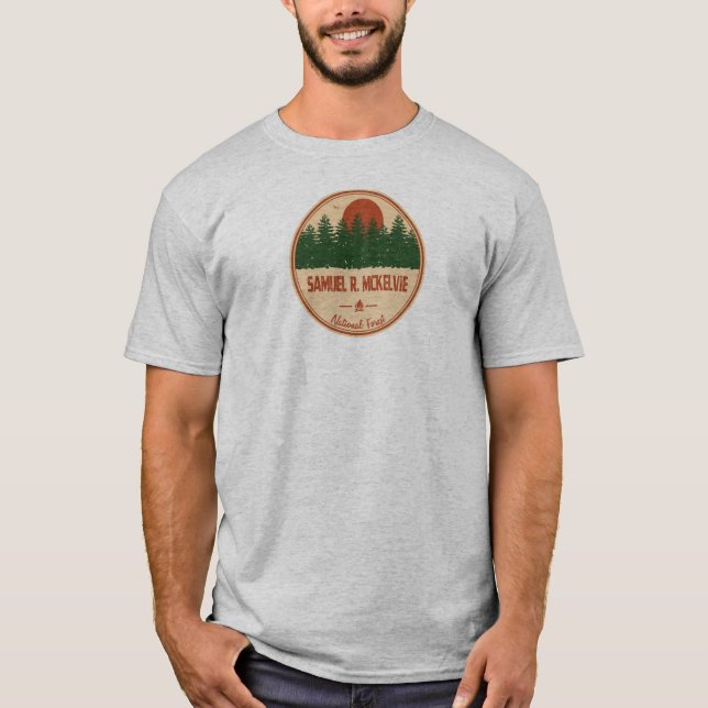 T-shirt Forêt nationale Samuel R. McKelvie (Devant)