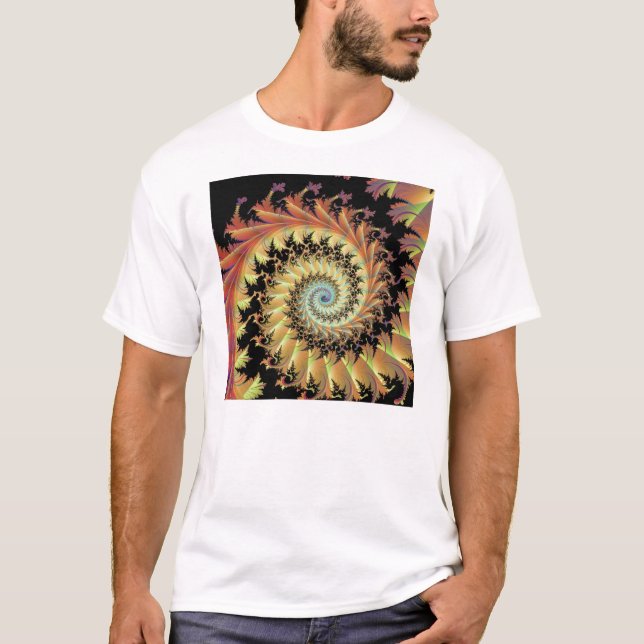 T-shirt forêt noire avec le hibou (Devant)