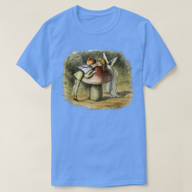 T-shirt Forêt Nymphes Fée Terre Imaginaire peinture Illust (Design devant)