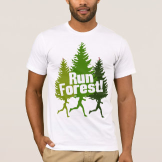 T-shirt Forêt Outdoorsy drôle de course