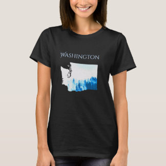 T-shirt forêt pluviale brumeuse de l'État de Washington