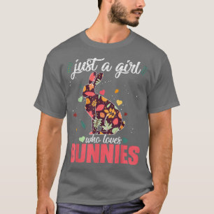 T-shirt Forêt sauvage d'animaux Juste fille qui aime les l