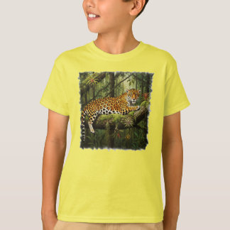 T-shirt Forêt tropicale avec majestueux jaguar !