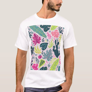 T-shirt Forêt tropicale sauvage, répétition vintage