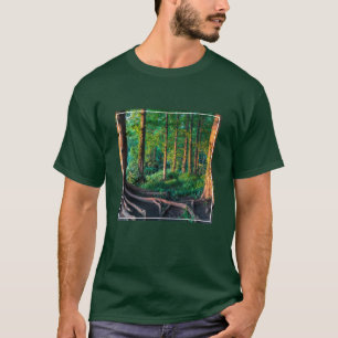 T-shirt Forêt Végétation et forêt