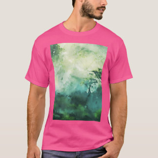 T-shirt Forêt verte_Aquarelle