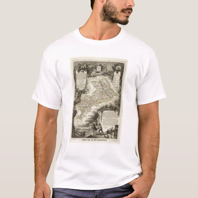 T-shirt Forêts, villes, villes (Devant)