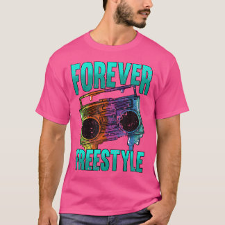 T-shirt Forever Freestyle Hip hop Old School Boombox
