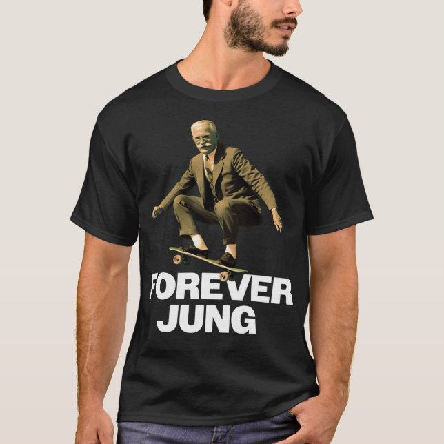 T-shirt Forever Jung - Drôle Psychoanalyste Design (Devant)