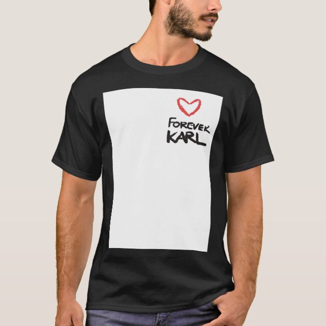 T-shirt Forever Karl - Karl Lagerfeld shirt Classic T-Shir (Devant)
