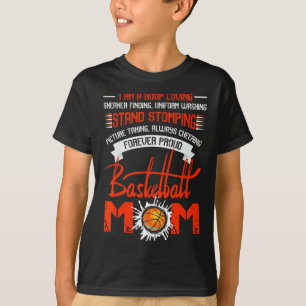 T-shirt Forever Proud Bysketbyll Maman T