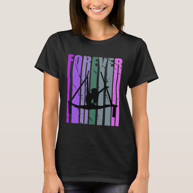 T-shirt Forever Retro Aerialist Pretty Air Dancer Coach Co (Devant)