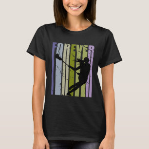 T-shirt Forever Retro Lacrosse Motivationnelle Inspirer mi