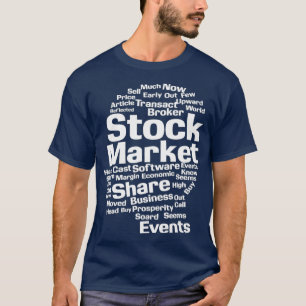 T-shirt Forex de négociation des actions du marché stock