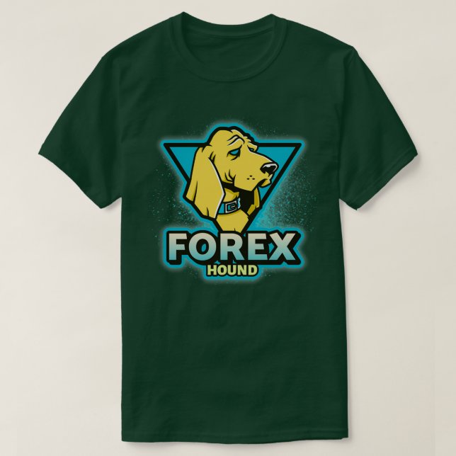 T-shirt Forex Hound Daytrader Design (Design devant)