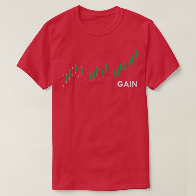 T-shirt Forex Trader Candlestick Chart Trading Shirt (Design devant)