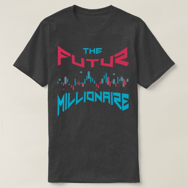 T-shirt forex trader le futur millionnaire (Design devant)