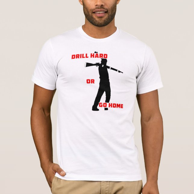 T-shirt Forez dur ou rentrez à la maison (Devant)