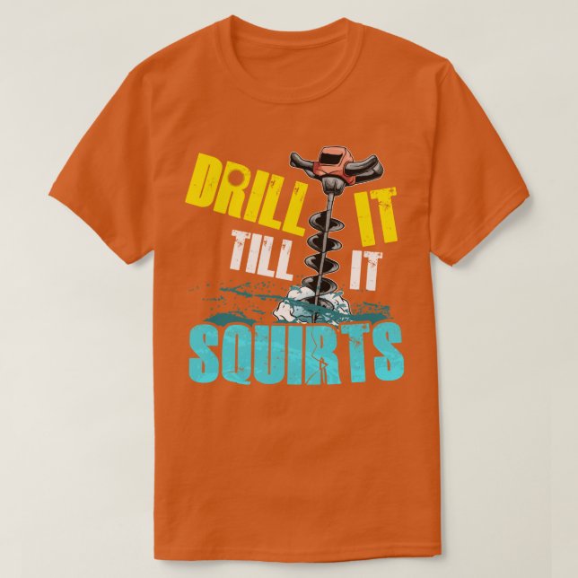 T-shirt Forez-Le Jusqu'À Ce Qu'Il Éjacule Drôle Gift de pê (Design devant)
